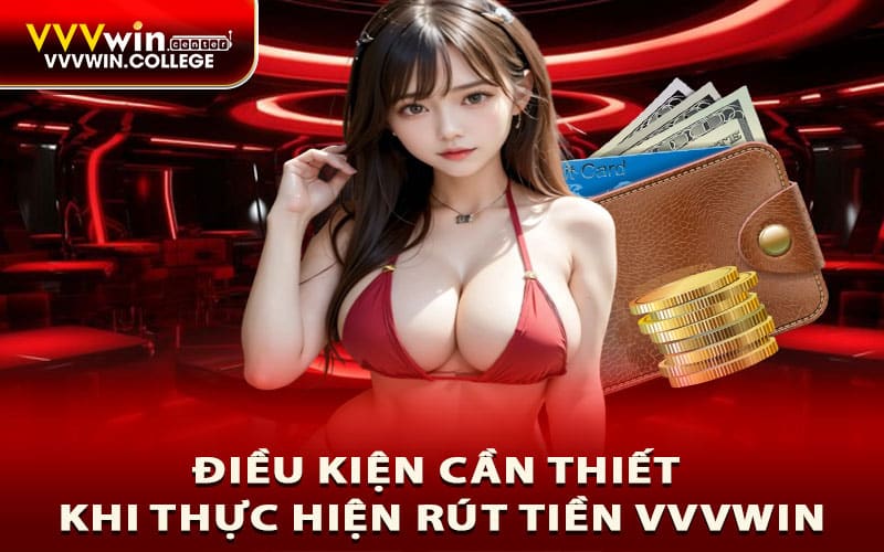 Điều kiện cần thiết khi thực hiện rút tiền VVVWIN